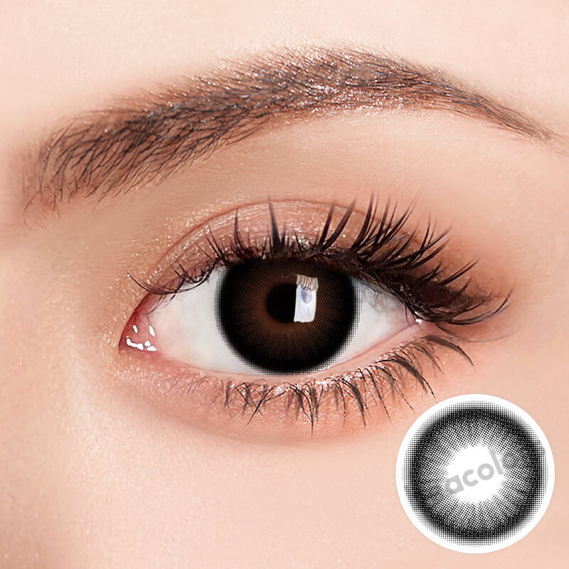 【Prescription】Beacolors Coo Black Colored contact lenses -BEACOLORS
