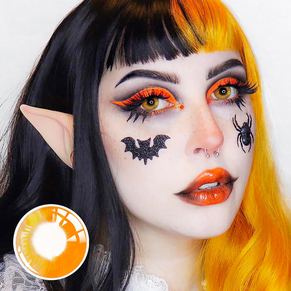 Beacolors Anime Brown Halloween Colored contact lenses -BEACOLORS