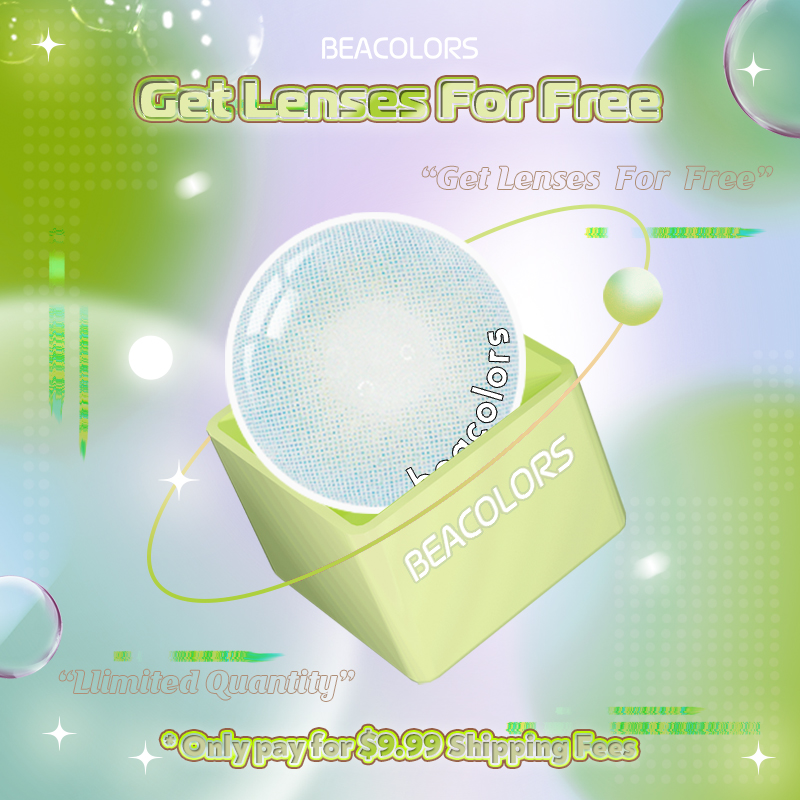 Get a Lenses For Free | Daily | Blue |14.0mm-BEACOLORS