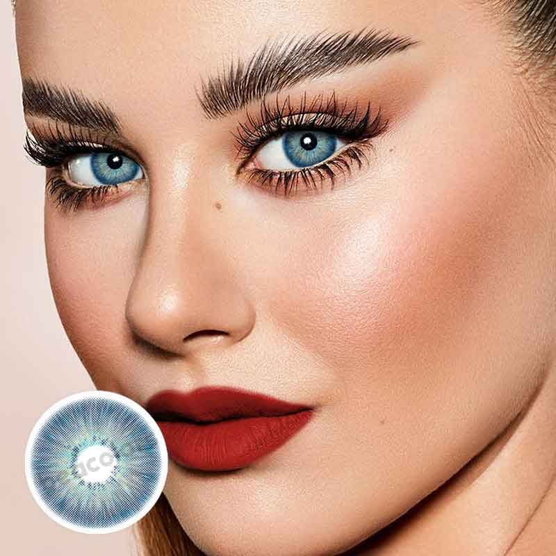 【U.S Warehouse】Beacolors Pattaya Blue  Colored contact lenses -BEACOLORS