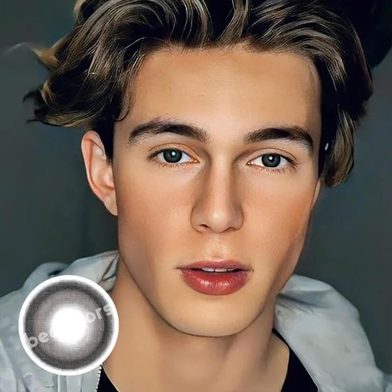 【Prescription】Beacolors Milk Ball Black Colored contact lenses -BEACOLORS