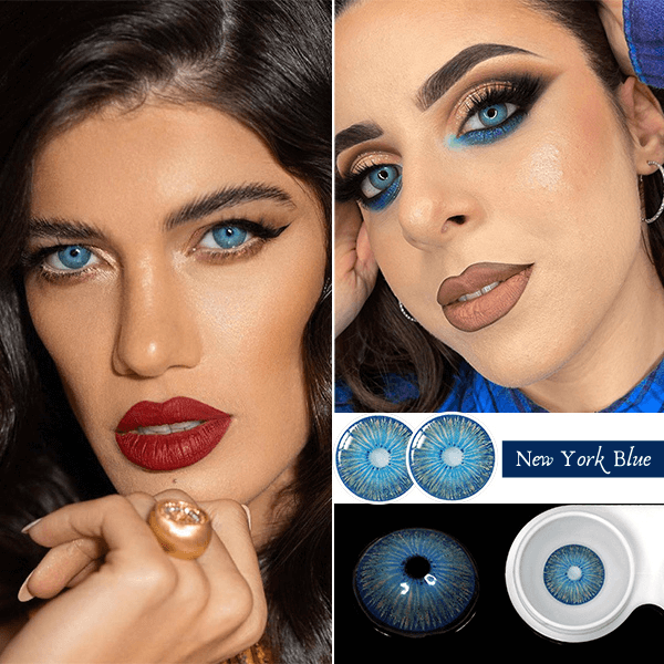 【Top Sale】Beacolors New York Pro Blue  Colored contact lenses -BEACOLORS