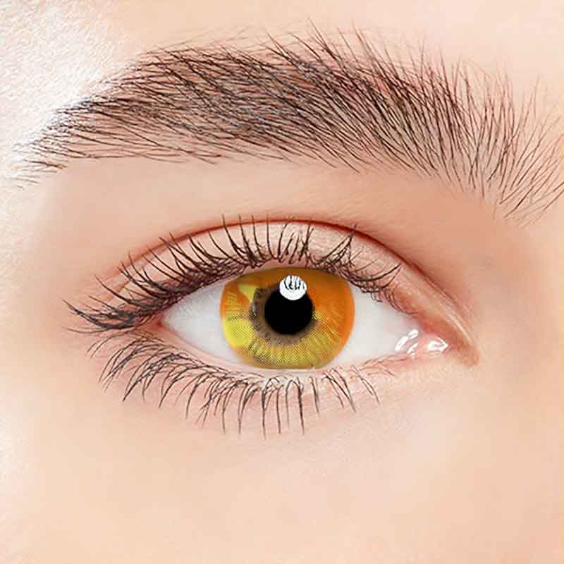 Beacolors Anime Brown Halloween Colored contact lenses -BEACOLORS