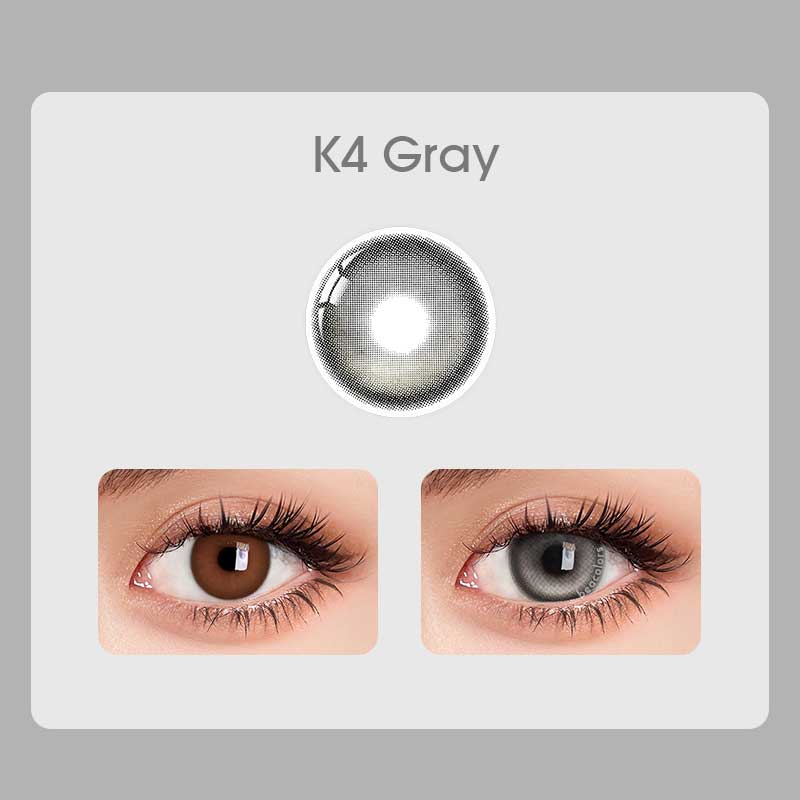 Beacolors K4 Grey  Colored contact lenses -BEACOLORS