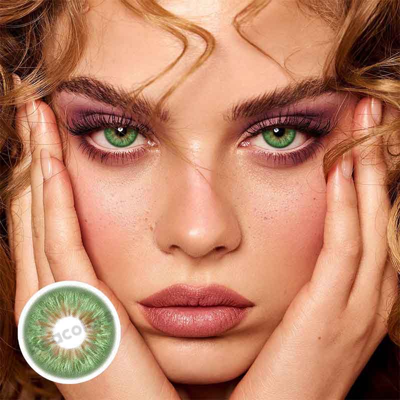 【U.S Warehouse】Beacolors Wildness Green Snake Colored contact lenses -BEACOLORS