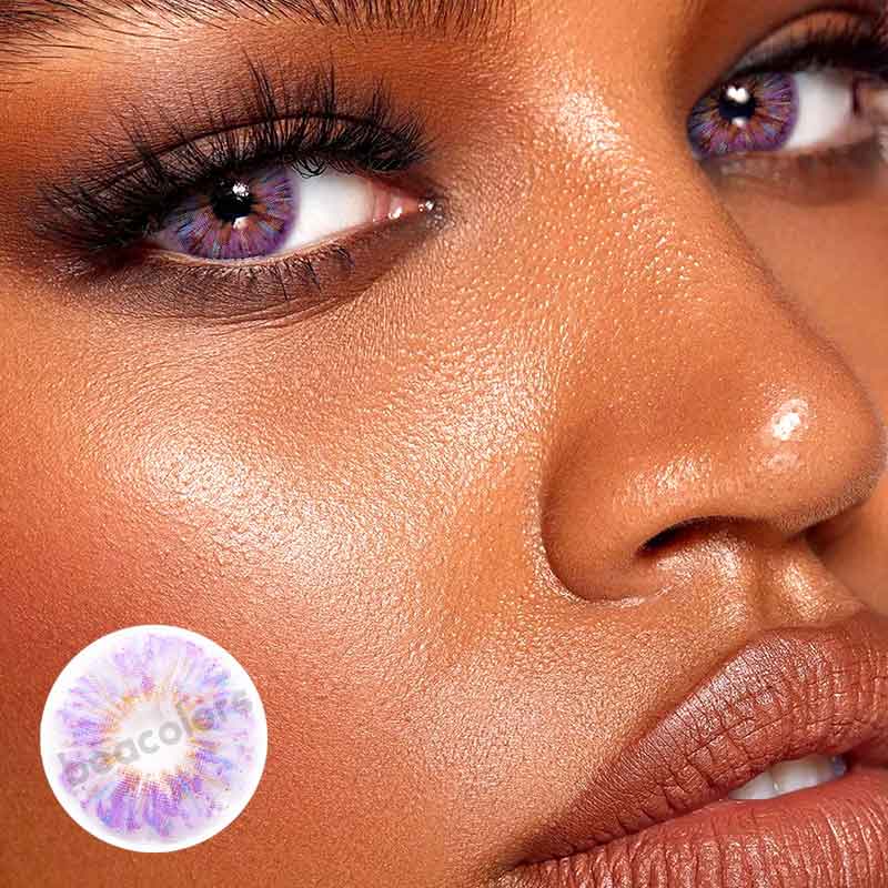 Beacolors Monet Purple Colored contact lenses -BEACOLORS