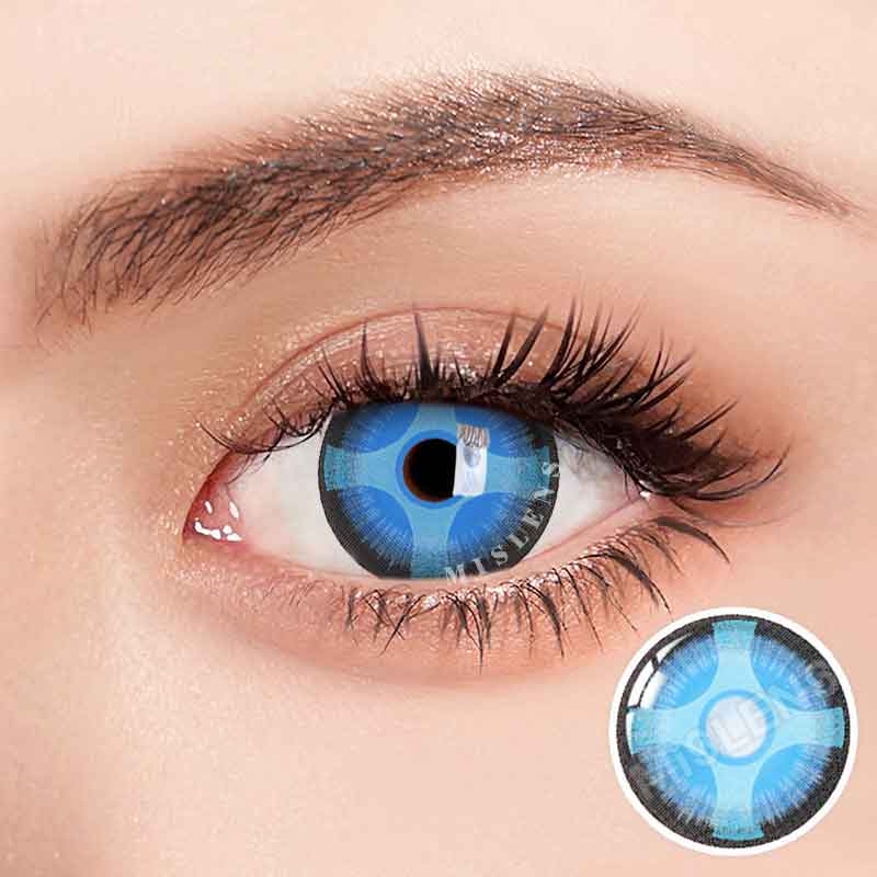 Mislens Decim Eye Blue Cosplay color contact Lenses for dark brown eyes