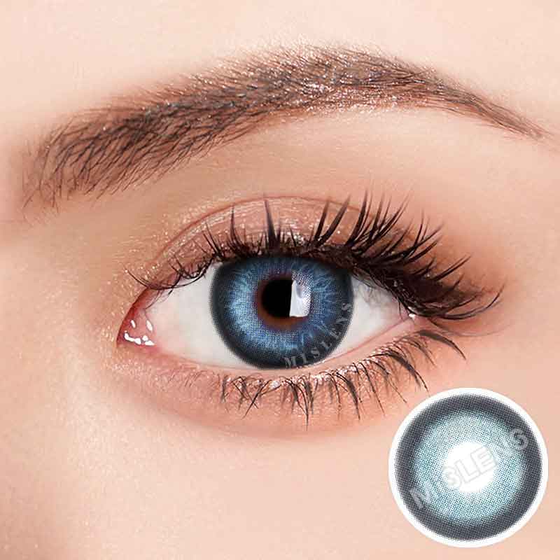 Mislens Surich Green color contact Lenses for dark brown eyes
