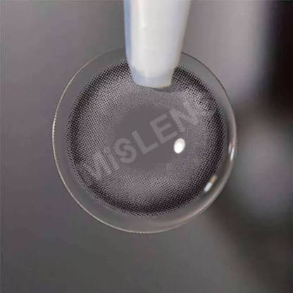 【Clearance】【Prescription】Mislens K4 Gray color contact Lenses for dark brown eyes