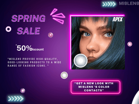 Get a New Look with Mislens 's Color Contacts-mislens Eye lenses blog