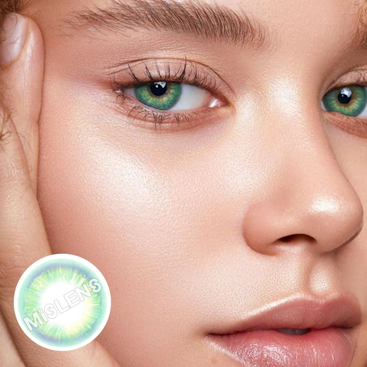 Rainbow Green Colored Contact Lenses - mislens