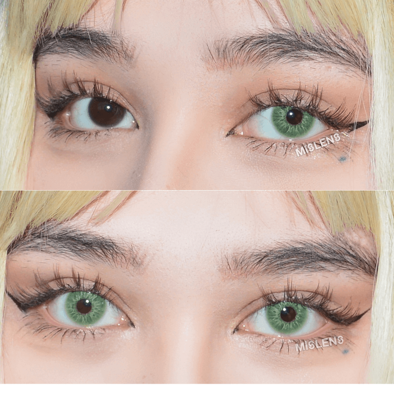Love Story Green Endorphin Colored Contact Lenses