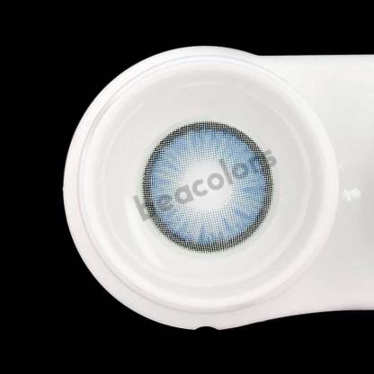 【Prescription】Mislens Mirage Blue color contact Lenses for dark brown eyes