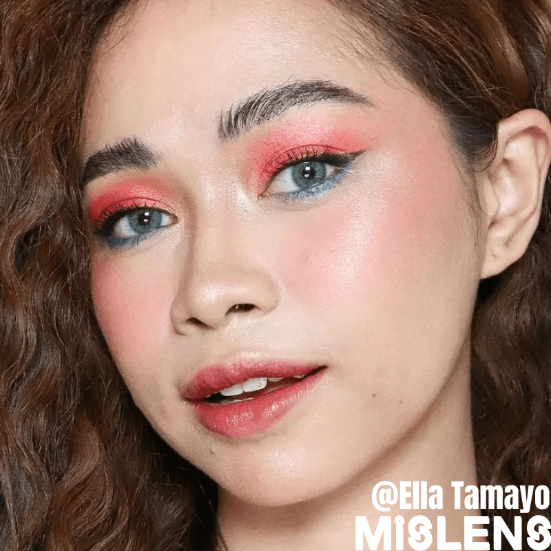 Mislens Sun kiss Girls Cassie Green color contact Lenses for dark brown eyes