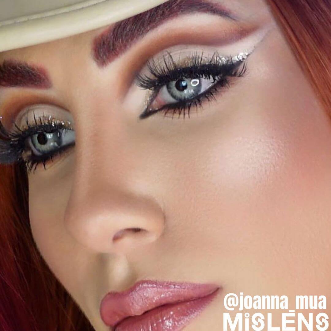 Mislens Pattaya Grey color contact Lenses for dark brown eyes
