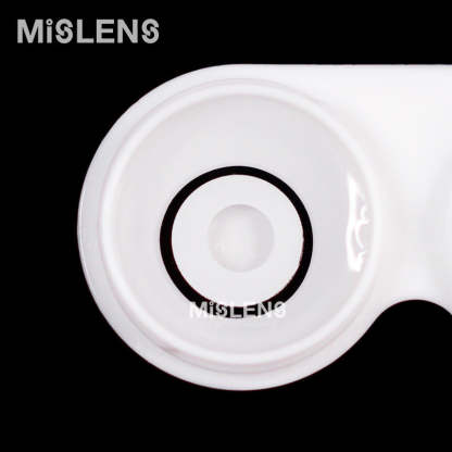 【U.S Warehouse】Mislens Circle White Manson Cosplay color contact Lenses for dark brown eyes