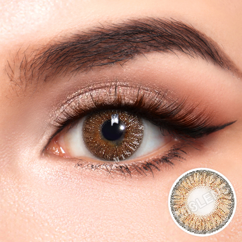 Mislens 1-Day Gold Brown(5 Pairs)-mislens