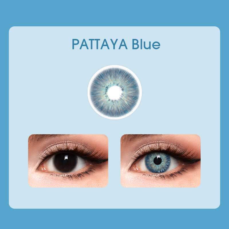 Pattaya Blue Antarctic Colored Contact Lenses