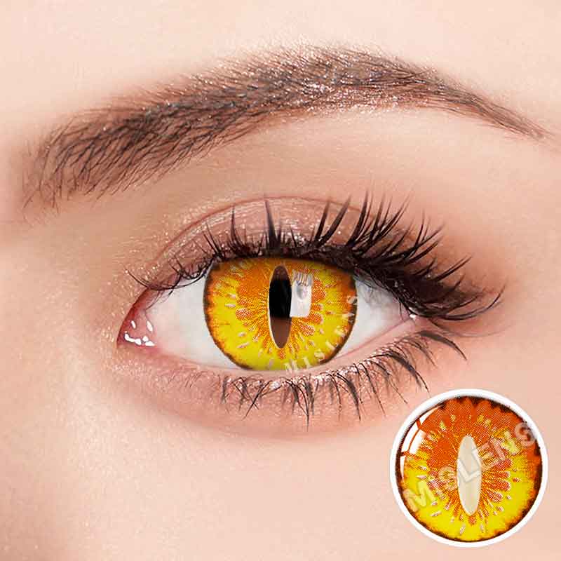 【U.S Warehouse】Mislens Dragon Maid Crazy  color contact Lenses for dark brown eyes