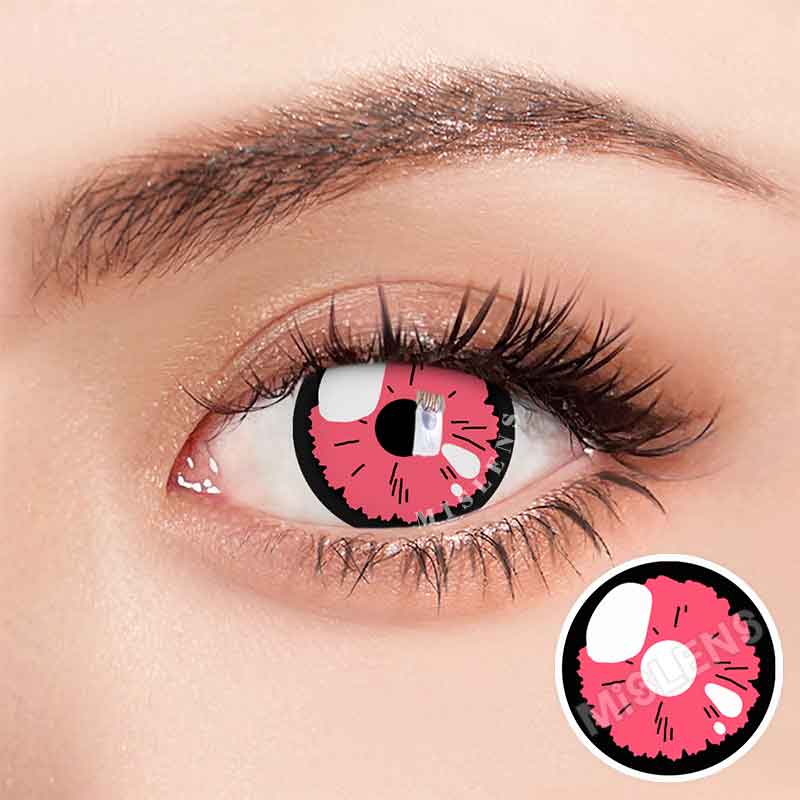 Mislens Kitagawa Marin Cosplay Pink color contact Lenses for dark brown eyes