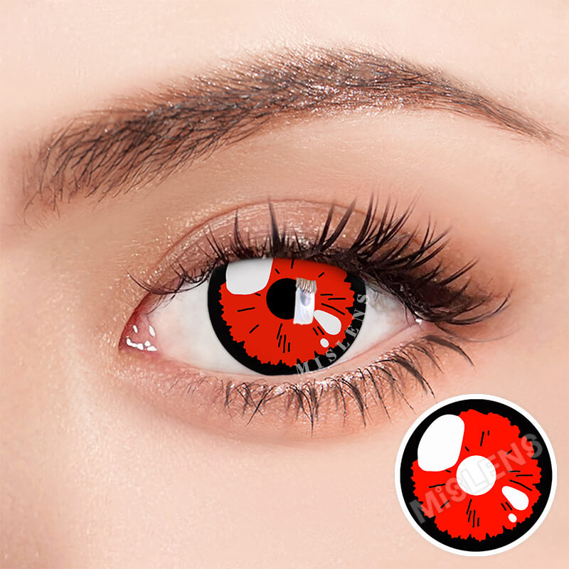 Mislens Kitagawa Marin Red Cosplay  color contact Lenses for dark brown eyes