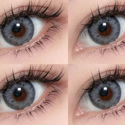 【Prescription】Mislens Stunna Girl Romona Grey color contact Lenses for dark brown eyes