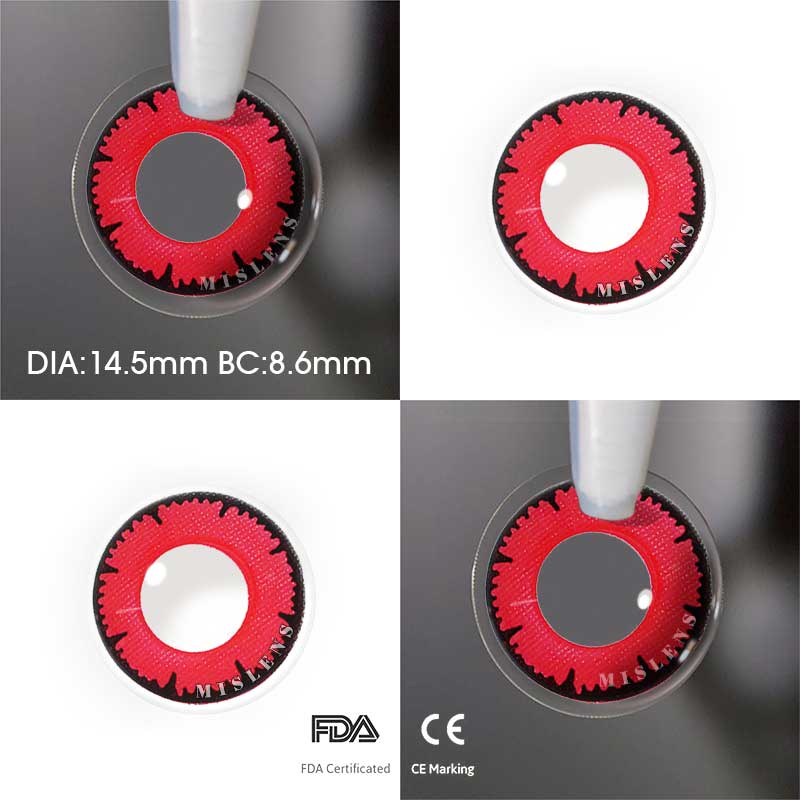 Mislens Trauma Breaking Dawn color contact Lenses for dark brown eyes