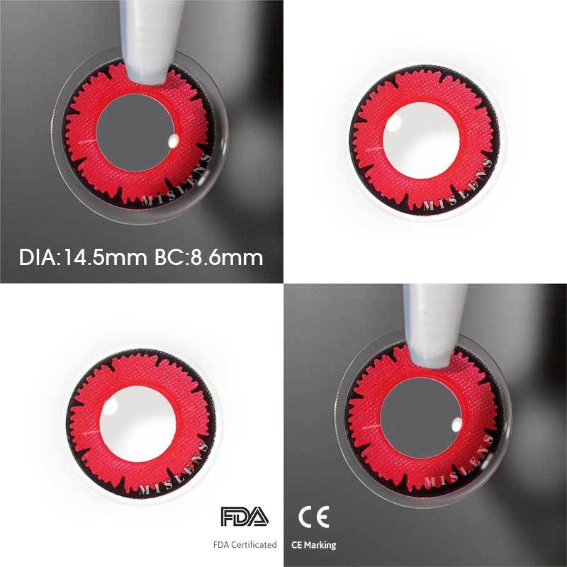 Mislens Trauma Breaking Dawn color contact Lenses for dark brown eyes