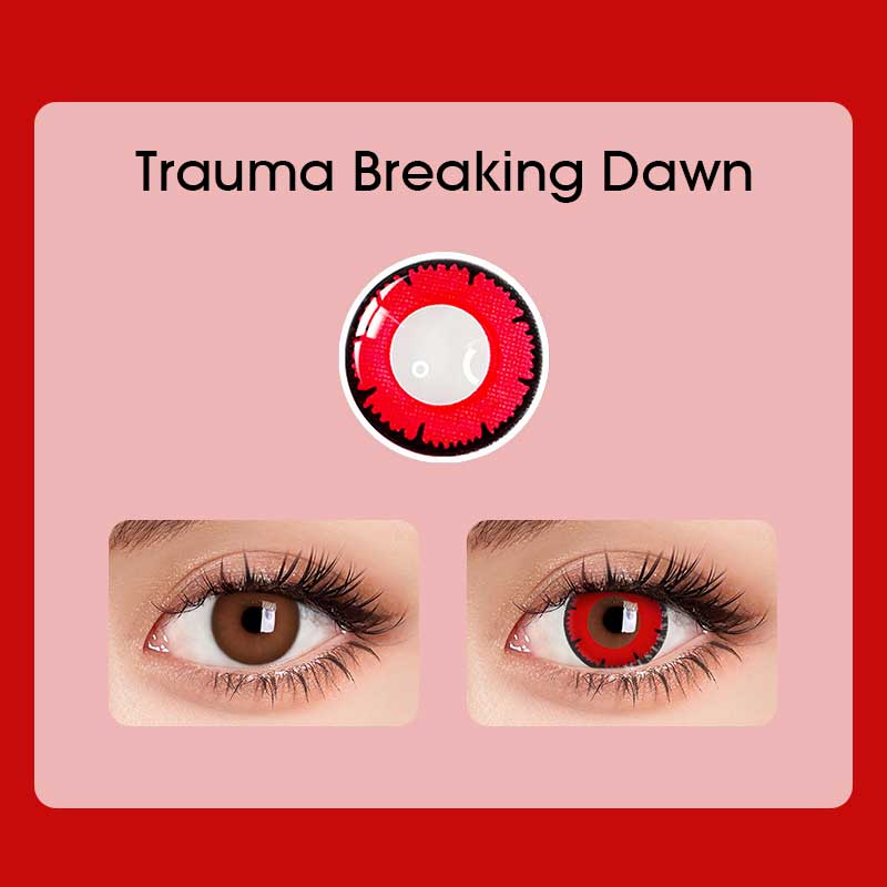 Mislens Trauma Breaking Dawn color contact Lenses for dark brown eyes