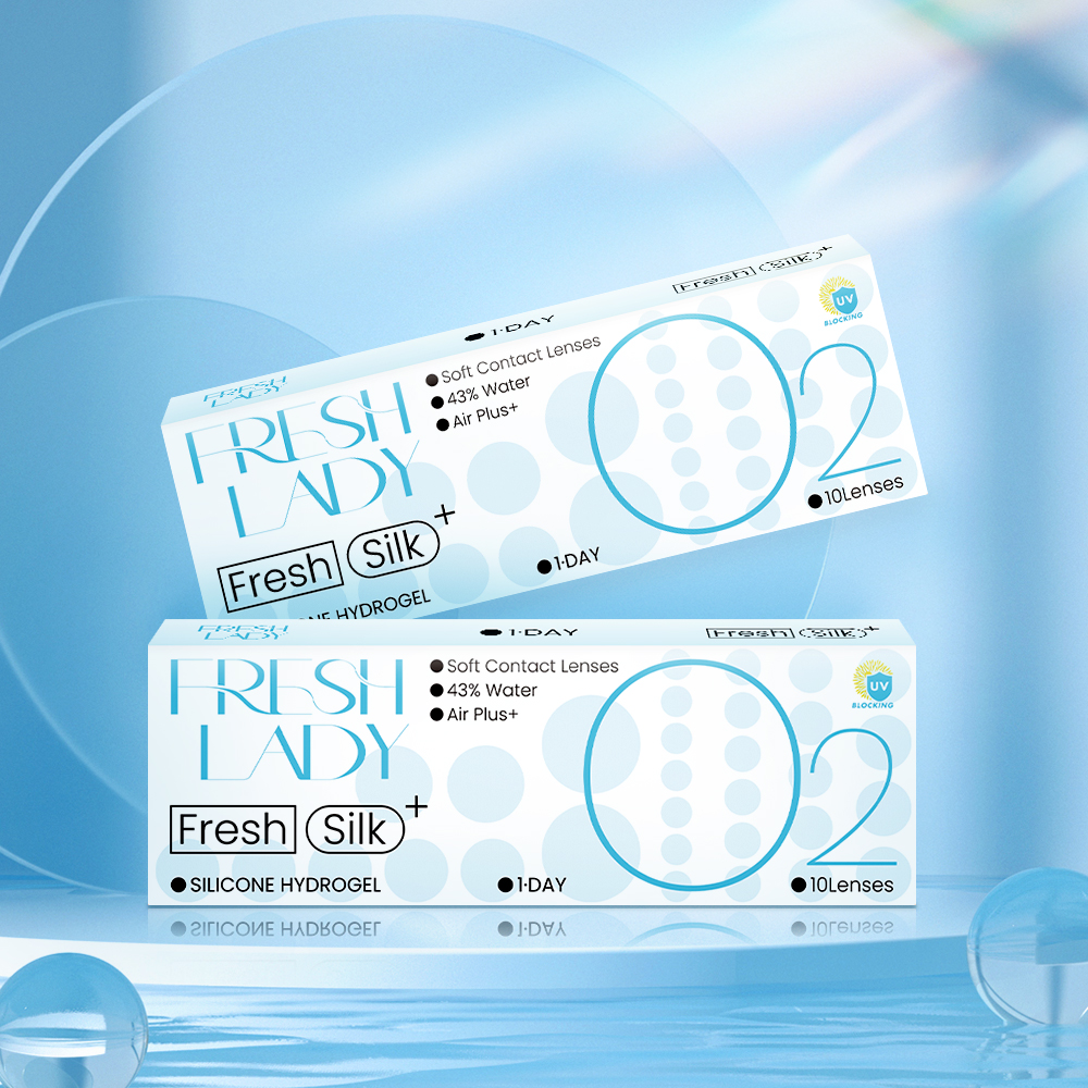 【Prescription】Mislens 10 Pcs Silicone Hydrogel 1-Day Disposable Contacts-Colored contact lenses 
