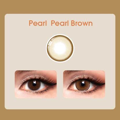【New】Mislens Pearl Brown color contact Lenses for dark brown eyes