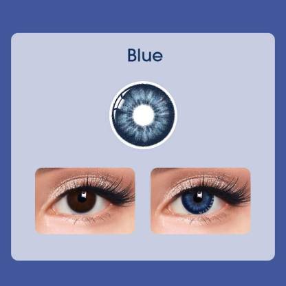 【U.S Warehouse】Mislens Hanawink Blue color contact Lenses for dark brown eyes