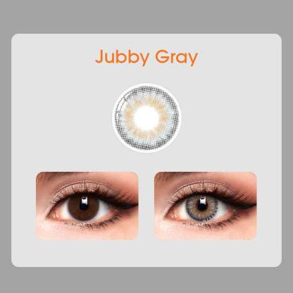Mislens Jubby Gray color contact Lenses for dark brown eyes