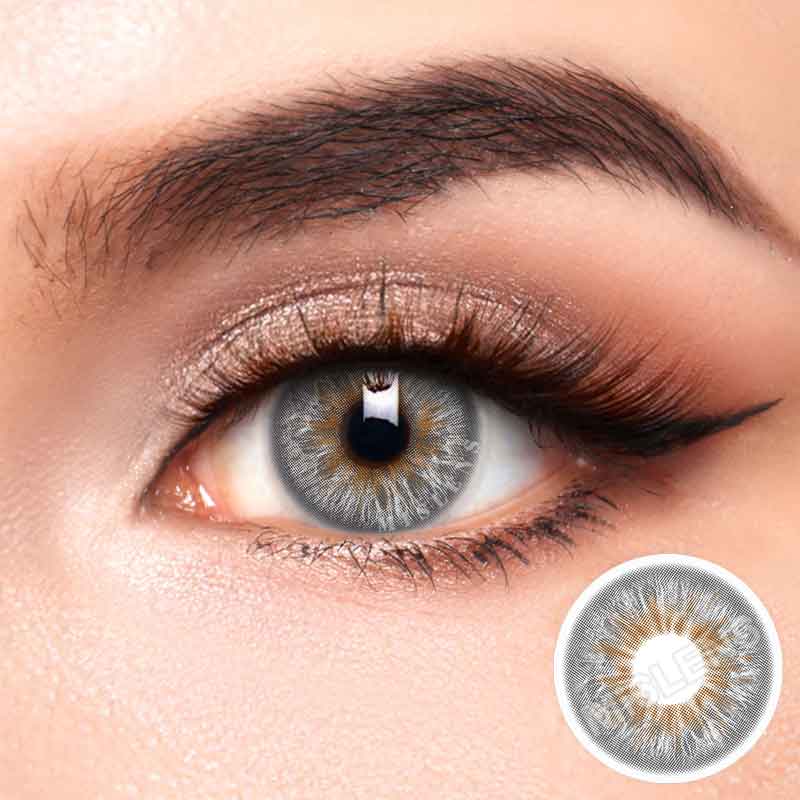 Mislens Wildness Wolf Gray color contact Lenses for dark brown eyes