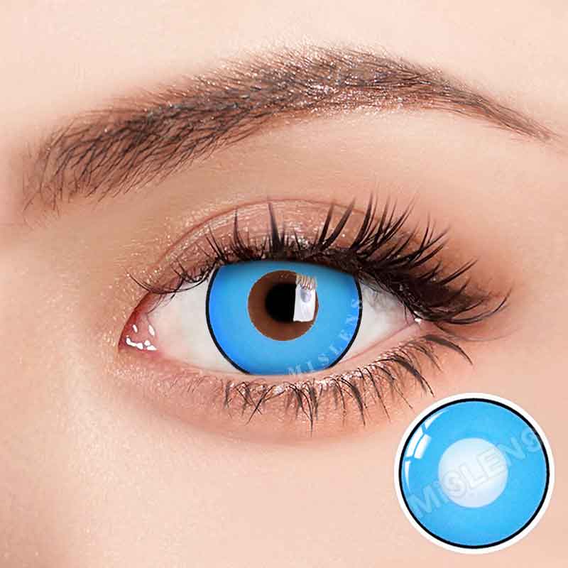 【Clearance】Mislens Blue Manson color contact Lenses for dark brown eyes
