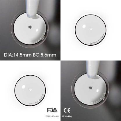 Mislens Rick White color contact Lenses for dark brown eyes