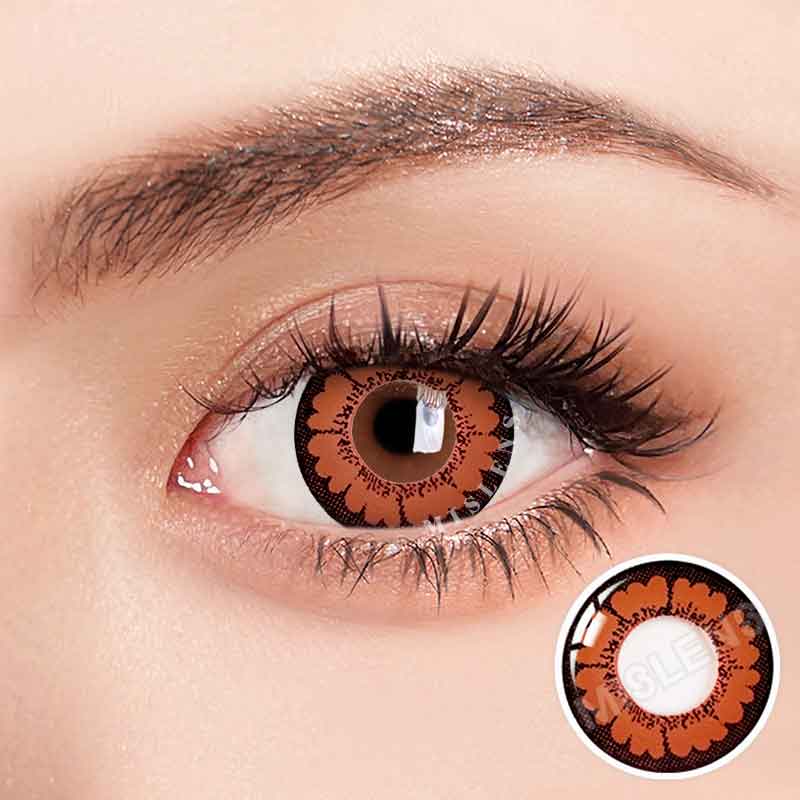 【Clearance】Mislens Prety Hazel color contact Lenses for dark brown eyes