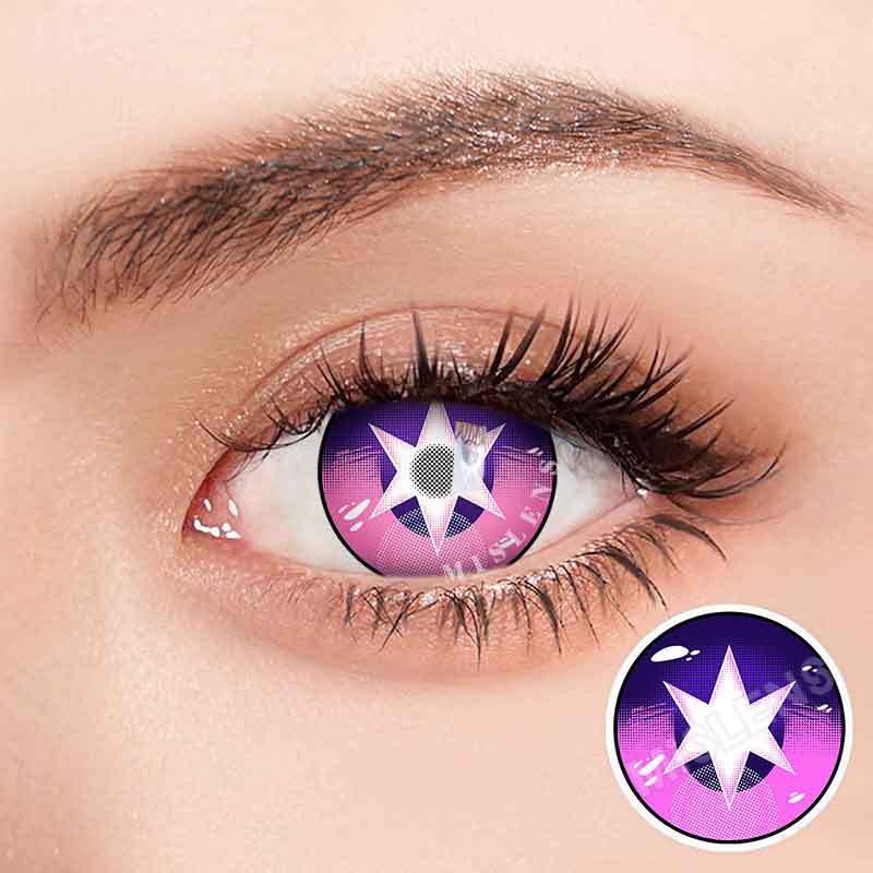 【U.S Warehouse】Mislens Hoshino Purple color contact Lenses for dark brown eyes