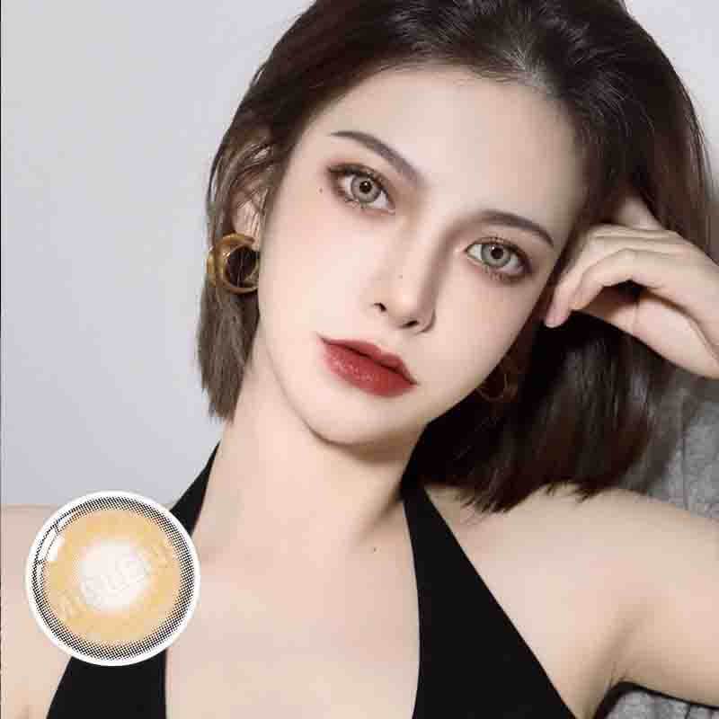 【U.S Warehouse】Mislens Himalaya Brown color contact Lenses for dark brown eyes