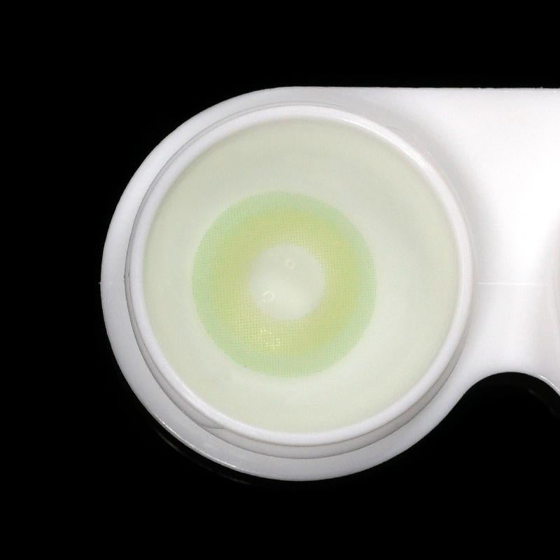【Prescription】Mislens Pixie Green color contact Lenses for dark brown eyes