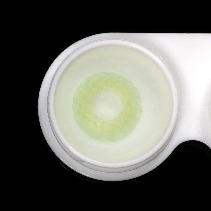 【Prescription】Mislens Pixie Green color contact Lenses for dark brown eyes