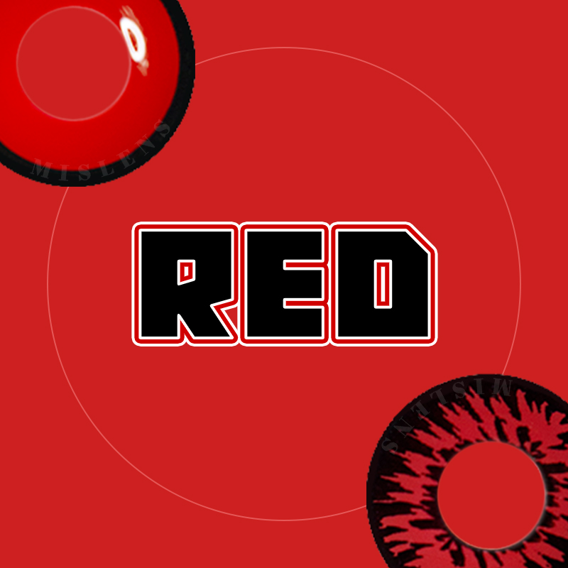 Cos Red-mislens colour contact lenses non prescription for astigmatism
