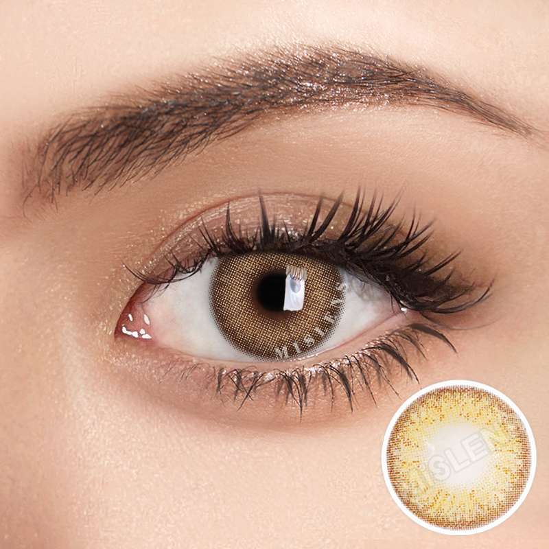 Mislens Wildcat Brown-Colored contact lenses 