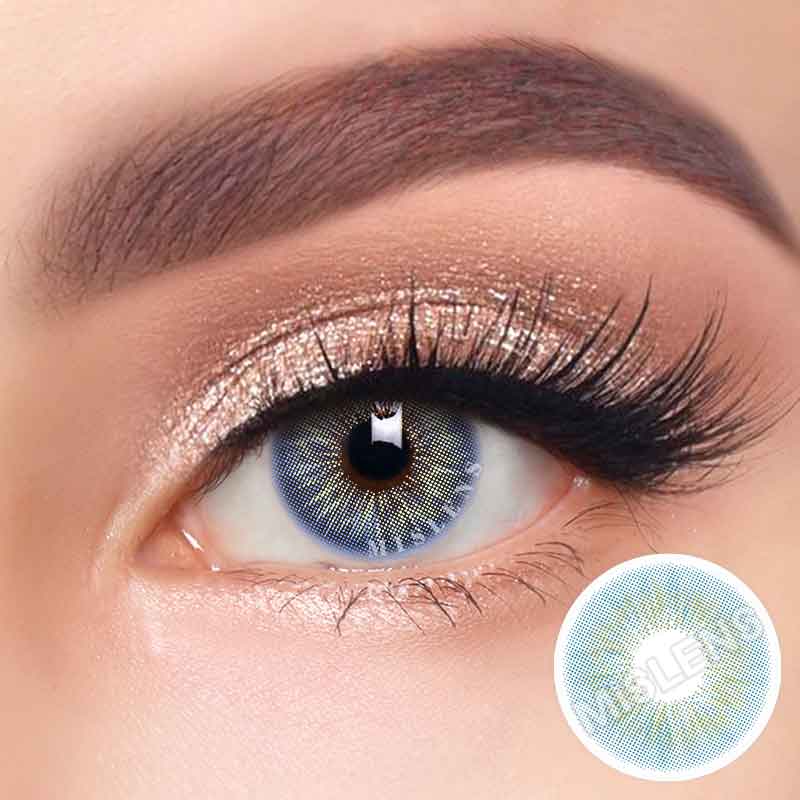 【U.S Warehouse】Mislens Sun kiss Girls Tiffany color contact Lenses for dark brown eyes