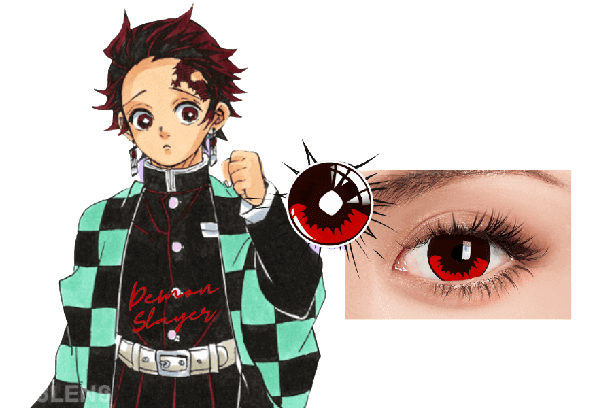 Demon Slayer Obanai Iguro Cosplay Contact Lenses, by Colored Contacts, Oct, 2023