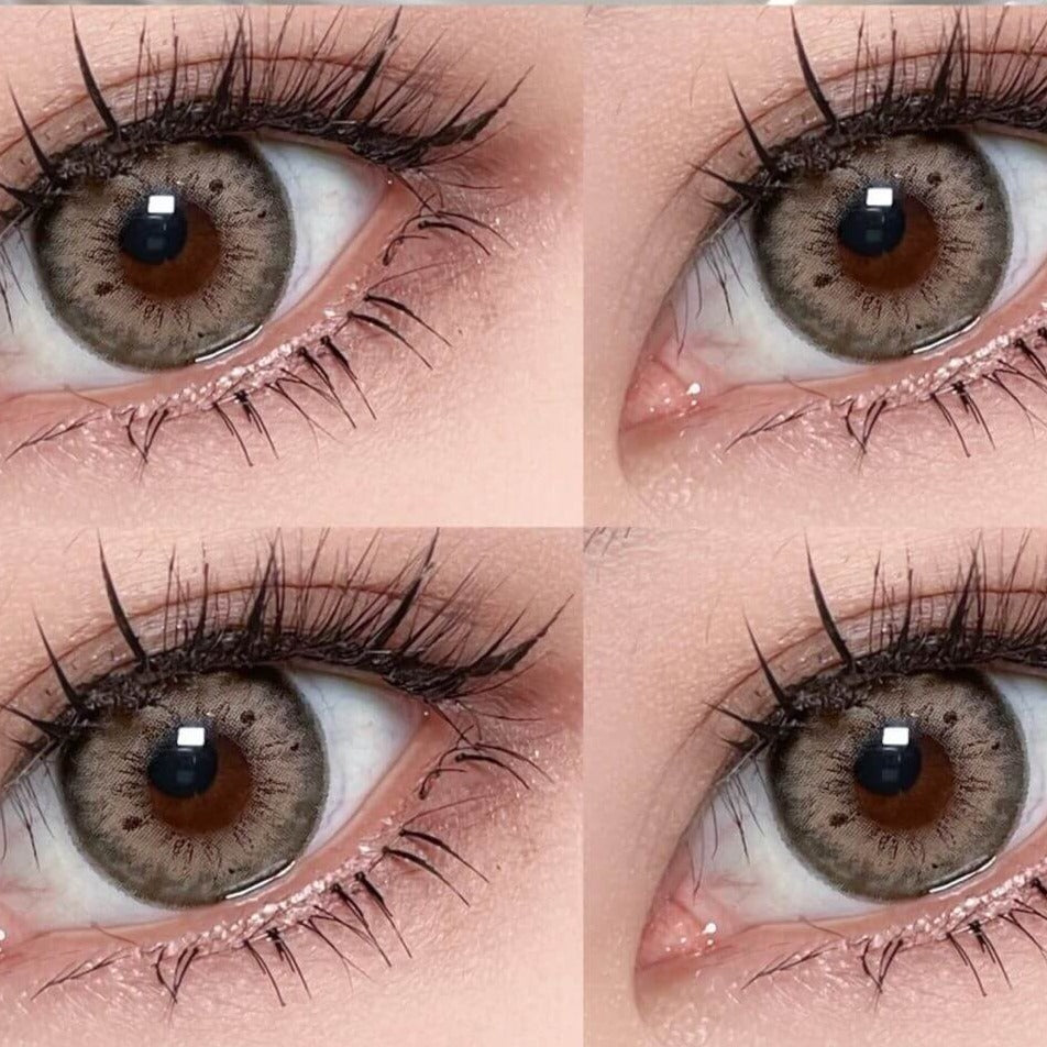 【Prescription】Mislens Stunna Girl Nadine Brown color contact Lenses for dark brown eyes