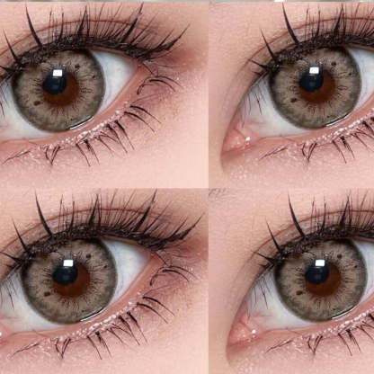 【Prescription】Mislens Stunna Girl Nadine Brown color contact Lenses for dark brown eyes