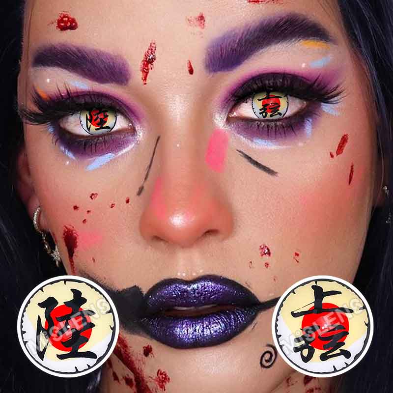 【U.S Warehouse】Mislens Demon Slayer Daki Crazy -mislens Color contact lenses 