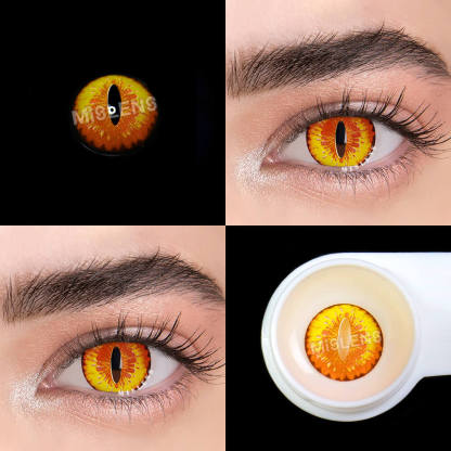 Mislens Dragon Maid Crazy  color contact Lenses for dark brown eyes