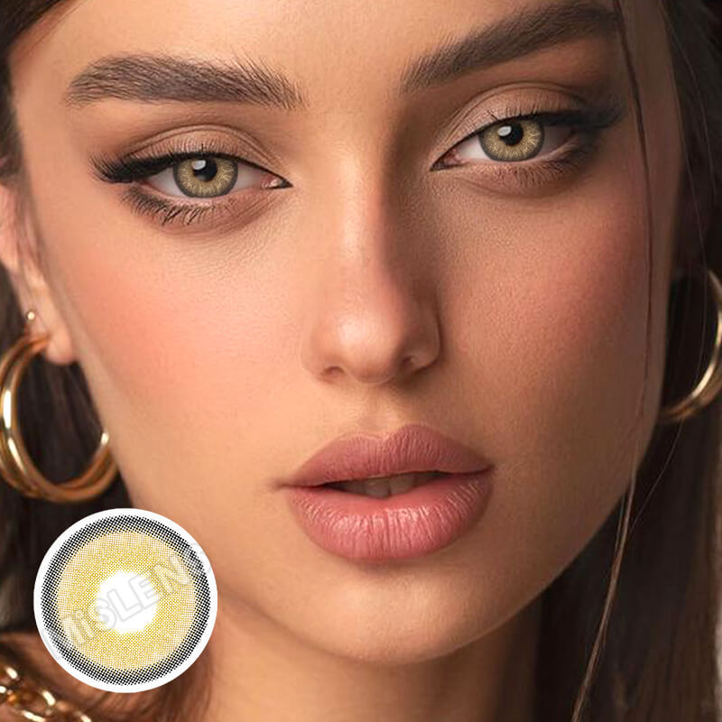 【U.S Warehouse】Mislens Himalaya Brown color contact Lenses for dark brown eyes